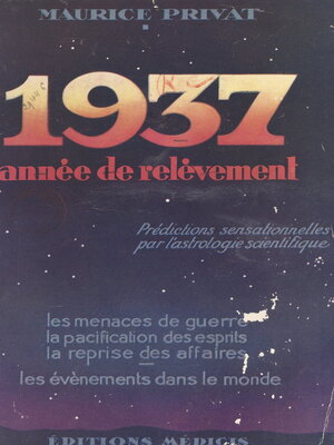 cover image of 1937, année de relèvement